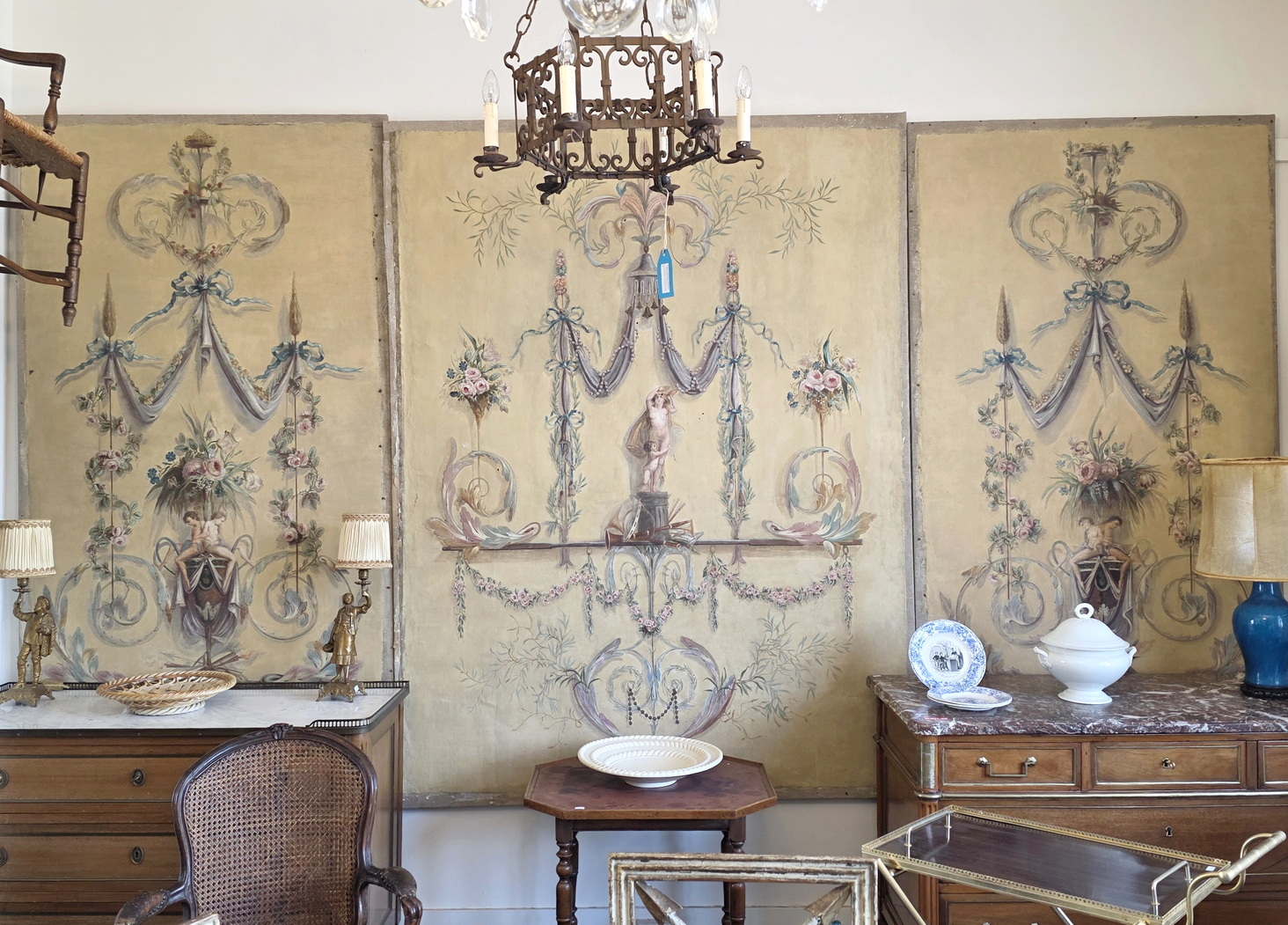 A set of French Louis XVI period Panels